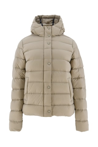 Gewatteerde Jas met Capuchon Jane - Beige