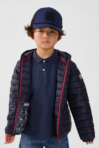 Piumino con cappuccio Hugo - Navy