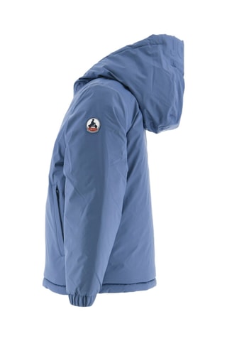 Piumino double face con cappuccio Zurich - Blu e kaki