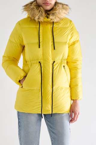 Doudoune à capuche Luxe - Jaune