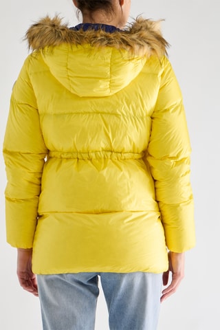 Doudoune à capuche Luxe - Jaune