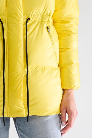 Doudoune à capuche Luxe - Jaune