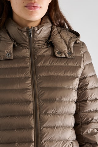 Gewatteerde Jas Slim Fit Nour - Taupe