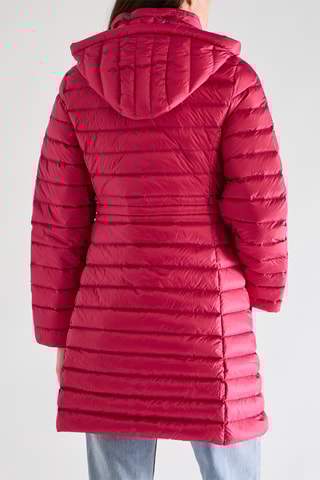 Lange Gewatteerde Jas Vero - Fuchsia