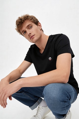 T-shirt Benito - Zwart