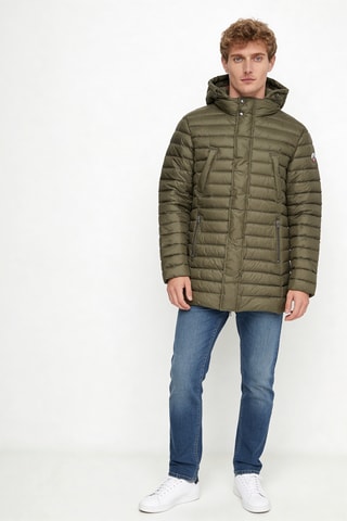 Piumino con cappuccio Florent - Kaki