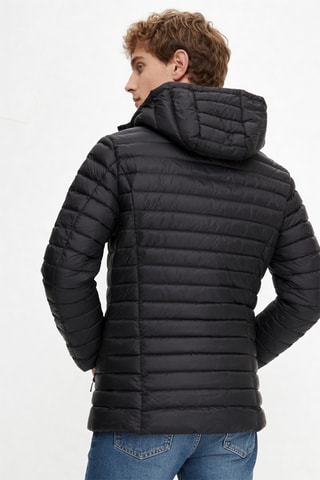 Piumino con cappuccio Florent - Nero