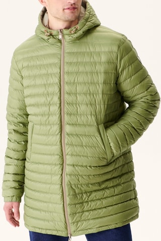 Piumino double face Amsterdam - Beige e verde