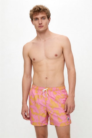Zwemshort Biarritz - Roze en Oranje