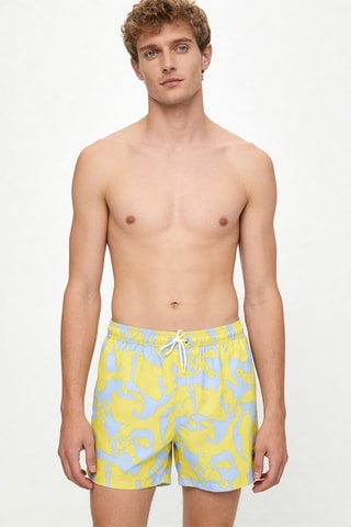 Zwemshort Biarritz - Geel en Blauw