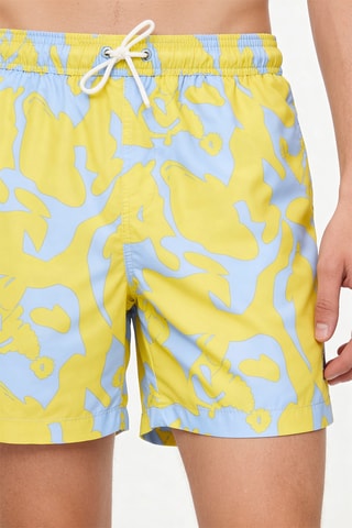 Zwemshort Biarritz - Geel en Blauw