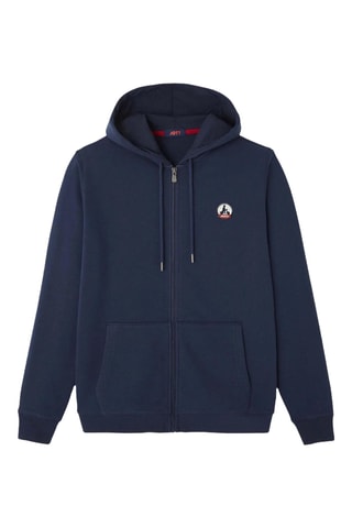 Sweater relaxed met Capuchon - Marineblauw