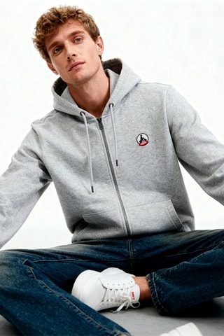 Sweater met Capuchon - Grijs