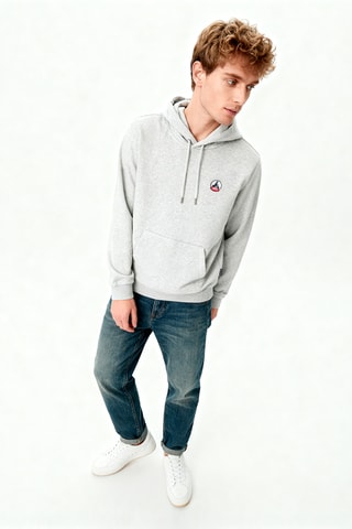 Sweater met Capuchon - Lichtgrijs