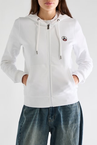 Felpa con cappuccio - Bianco