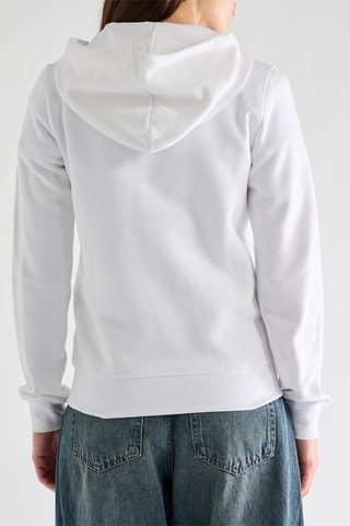 Felpa con cappuccio - Bianco