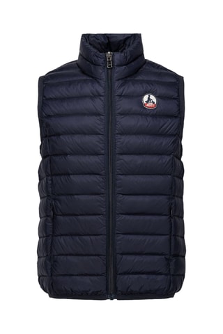 Piumino slim senza maniche - Navy