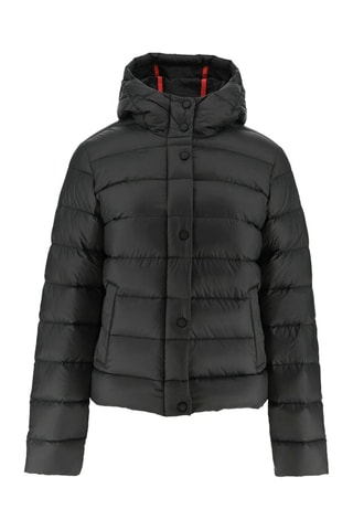 Gewatteerde Jas met Capuchon Jane - Zwart