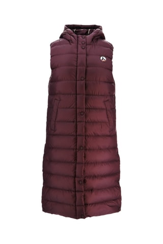 Bodywarmer met Capuchon Lola - Bordeauxrood
