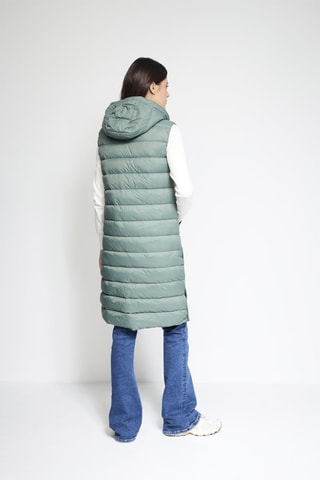 Lange Bodywarmer Lola - Groen