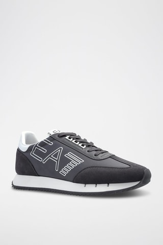 Leren Sneakers - Zwart - EA7