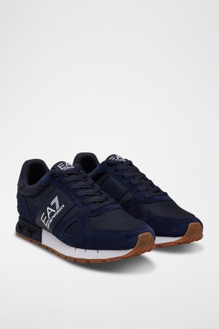 Leren Sneakers - Zwart - EA7