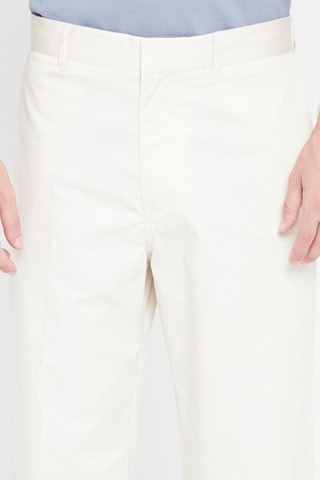 Rechte Broek Emporio Armani Crèmekleurig