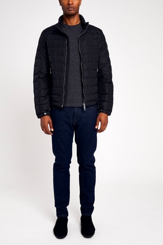 Gewatteerde Jas Zwart