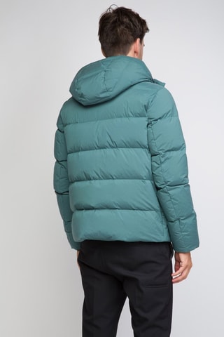 Gewatteerde Jas met Capuchon - Blauw