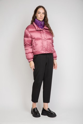 Gewatteerde Jas - Roze en Paars