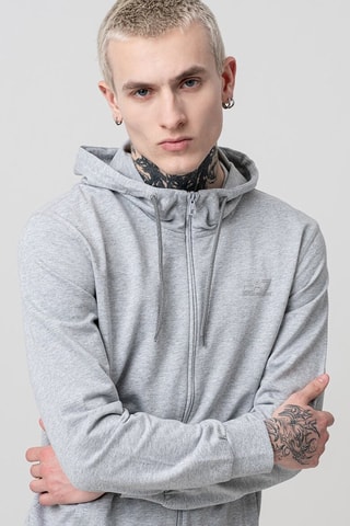 Sweater met Capuchon en Joggingbroek - Gemêleerd Grijs - EA7