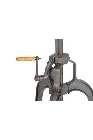 Table basse - Naturel et noir - Plateau en bois de manguier - 90 x 75 x 90 cm