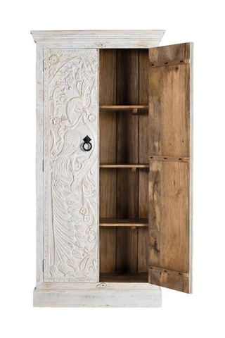Armoire 2 portes en manguier - 90 x 183 x 40 cm