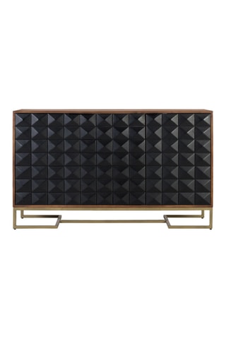 Buffet 3 portes en manguier - 80 x 135 x 40 cm