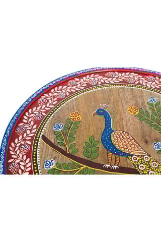 Table basse en manguier - 46 x 56 x 46 cm