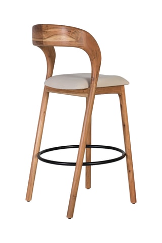 Tabouret de bar en acacia - 109 x 53 x 53 cm