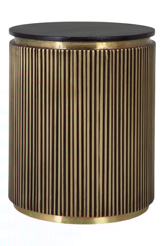 Table basse en marbre - 61 x 50 x 50 cm