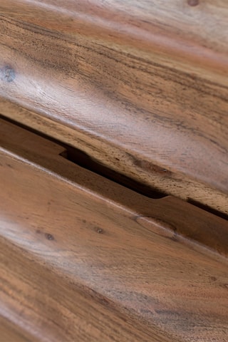 Table de chevet 3 tiroirs en acacia - 61 x 45 x 35,5 cm