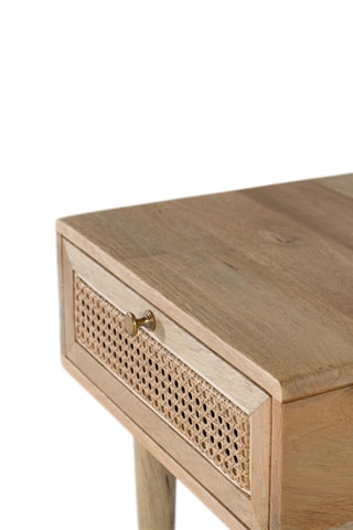 Table de chevet 1 tiroir en manguier - 61 x 45 x 40 cm