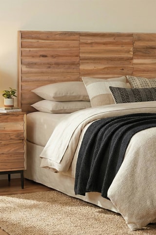 Tête de lit en acacia