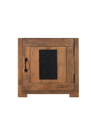 Table de chevet - Naturel - En bois de manguier - 51 x 64 x 40 cm