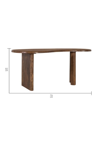 Bureau en teck - 172 x 76 x 82 cm