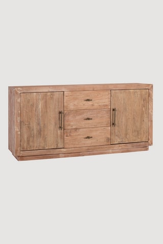 Buffet 2 portes en bois - 175 x 86 x 40 cm