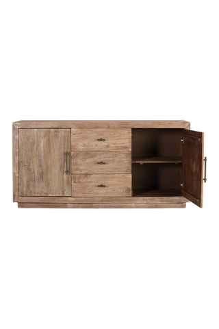 Buffet 2 portes en bois - 175 x 86 x 40 cm