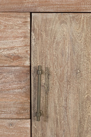 Buffet 2 portes en bois - 175 x 86 x 40 cm