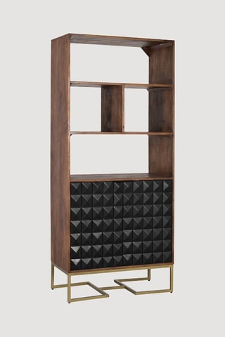 Bibliothèque en manguier - 80 x 180 x 40 cm