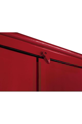 Armoire 2 portes - Rouge - Bois de manguier - 60 x 180 x 35 cm