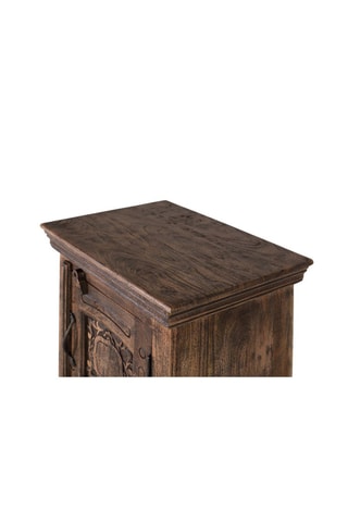 Table de chevet en manguier massif - 55 x 66 x 40 cm