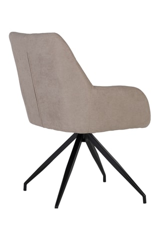 2 chaises pivotantes - Gris clair et noir