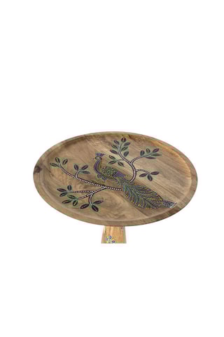 Table d’appoint en manguier massif - 51 x 64 x 42 cm